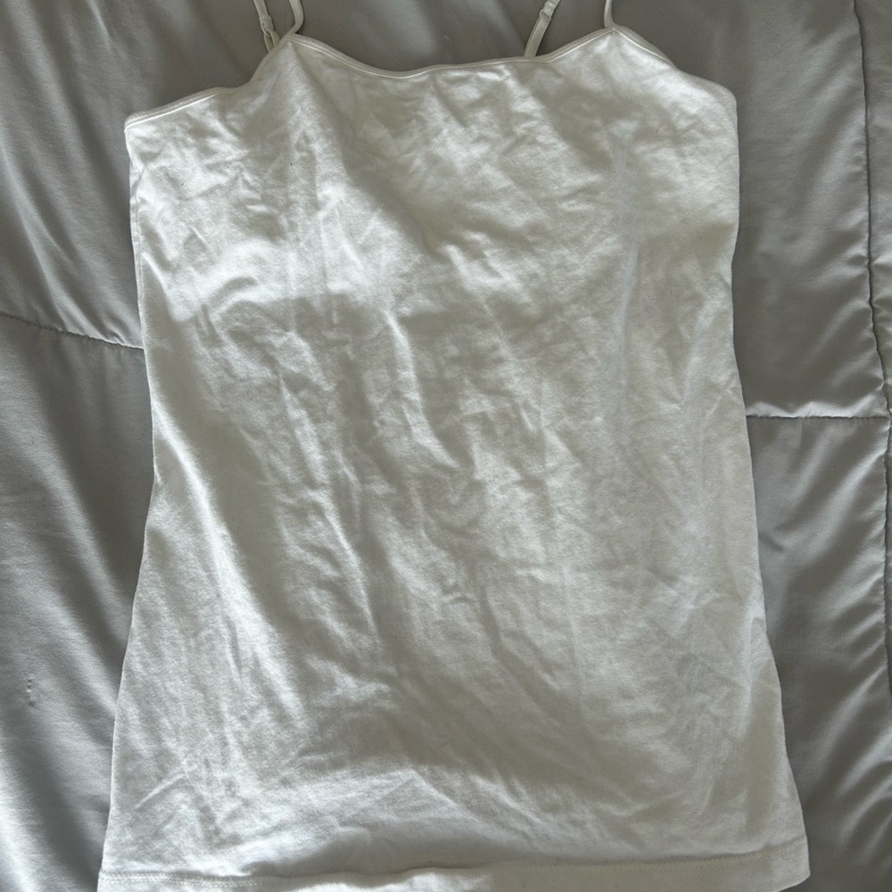 Cherokee XL 14-16 white basic tank top
